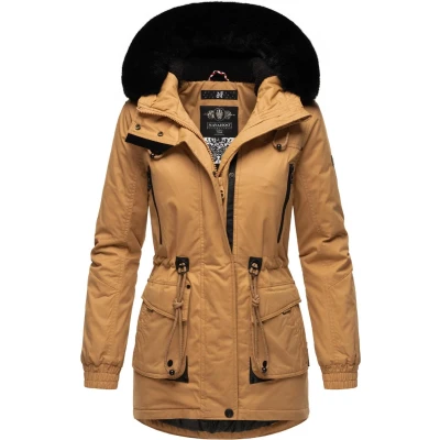 Afbeelding van Navahoo Olessaa Winterjas, Dames, Maat: XS, Camel