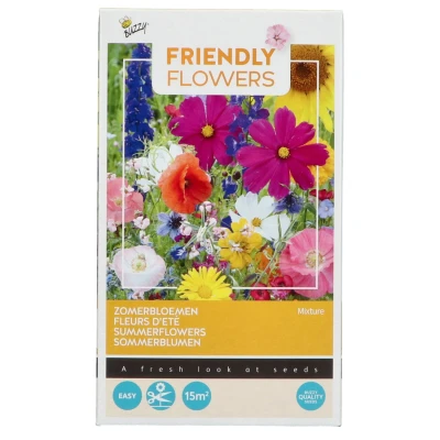 Afbeelding van Buzzy Friendly Flowers 15 m² Zomerbloemen