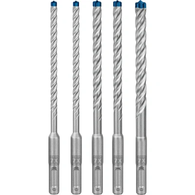 Image de BOSCH 2608900198 Expert SDS plus 7X jeu de forets à percussion 6/6/8/10 mm 5 pièces