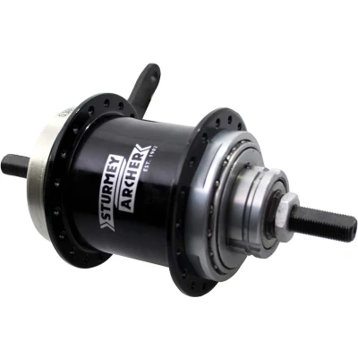 Afbeelding van Sturmey Archer Duomatic S2c 2 versnellingen Alu 36 gaats 22t Zwart