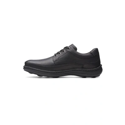 Afbeelding van Clarks NATURE THREE CasualHeren sneakersHeren veterschoenVrije tijdsschoenen Kleur: Zwart Maat: 40.5