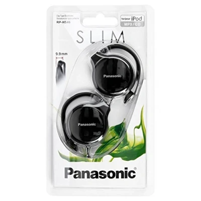 Image de Panasonic RP HJS46E Casque à clips d&#039;oreille Noir