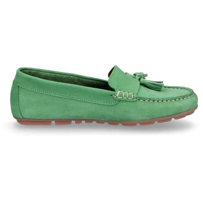 Afbeelding van Tamaris Mocassins, Dames, Maat: 39, Green Leer