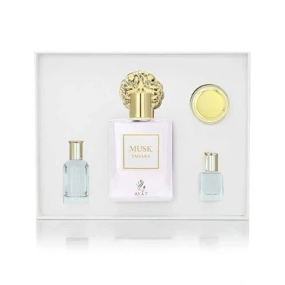 Afbeelding van Ayat Perfumes Prestige Complete Musk Collection Set Eau de Parfum 50 ml, Muskus 5 Geuroliën 12 ml &amp; Zalf van 18 g Dubai (Musk Tahara Box)