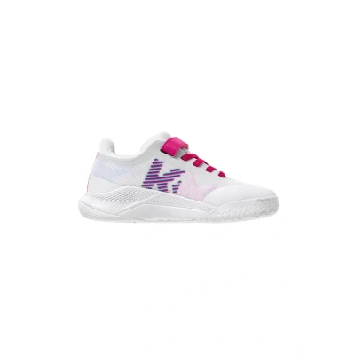 Afbeelding van Kempa Kourtfly Handbalschoenen voor kinderen, Maat: 28, Weiß cyan lila Textiel