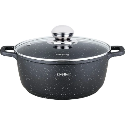 Afbeelding van Kinghoff 1596 Braadpan met Aromaknop 26 cm 5.6 liter