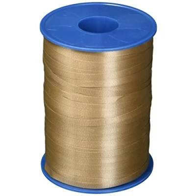 Afbeelding van C.E. Pattberg AMERICA Cadeaulint, taupe, 500 m bolduc voor verpakking, breedte 5 mm, decoratieve accessoires &amp; DIY, decoratielint geschenken, elke gelegenheid