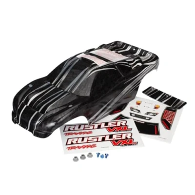 Afbeelding van Body, Rustler VXL, ProGraphix (replacecement for the painted body. Graphics are