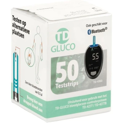 Afbeelding van Ht One Td Gluco Teststrip
