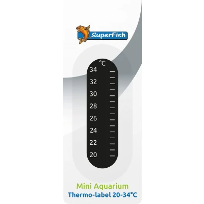 Afbeelding van Superfish Plakthermometer Aquarium Toebehoren 1 stuk