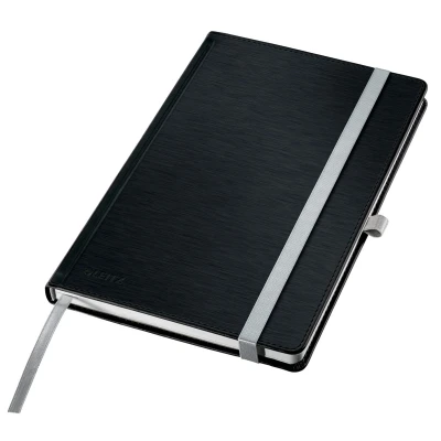 Afbeelding van Leitz 44521094 Notitieblok Blanco Satijn zwart Aantal paginas: 80 DIN A5