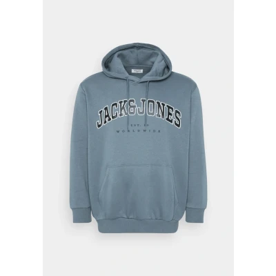 Afbeelding van Jack &amp; Jones Jjecaleb Varsity HOOD Sweater, Heren, Maat: 3XL, Stormy weather