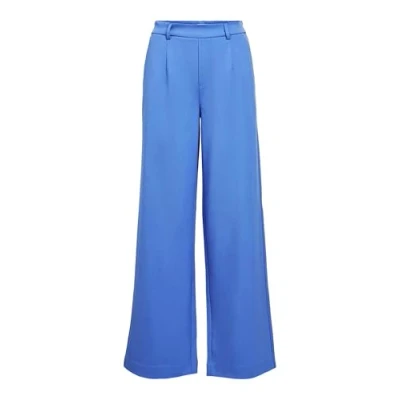 Image de OBJECT Objlisa Pantalon large Noos en tissu pour femme, Provence 1, 38