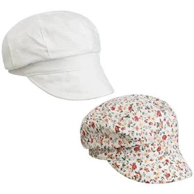 Afbeelding van Lipodo Millefleurs omkeerbare damespet met vizier, lente zomer, Wit