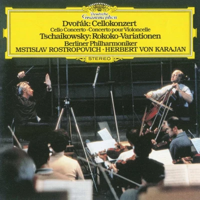 Afbeelding van Mstislav Rostropovich, Berliner Philharmoniker, Herbert Von Karajan Dvorak: Cello Concerto Tchaikovsky: Rokoko Variationen (CD)