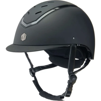 Afbeelding van Charles Owen Cap Kylo Black Matte/Black Gloss 52 55cm