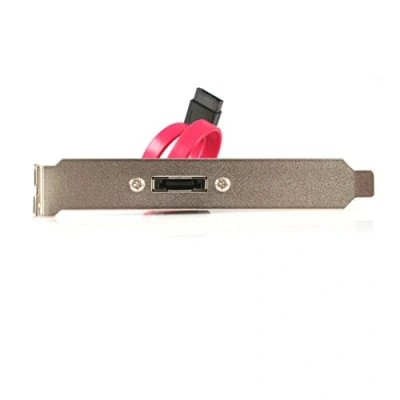 Afbeelding van StarTech.com SATA aansluiting, 1 poort, naar eSATA, serial ATA sleuf adapter (ESATAPLATE1)
