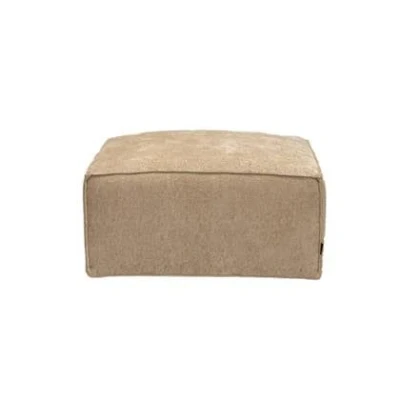 Afbeelding van Bronx71® Hocker Memphis wit/beige stof chenille
