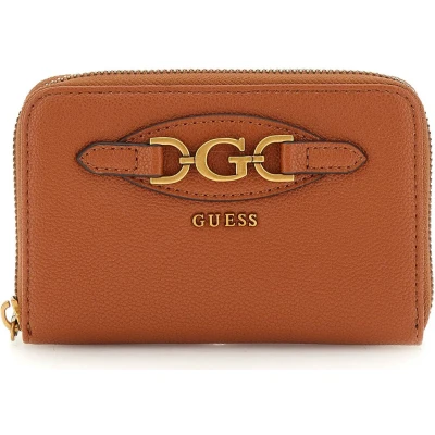 Afbeelding van GUESS Portemonnee Malva Zip Around Wallet Amber Bruine