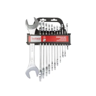 Afbeelding van Steeksleutelset Toolland 12 delig