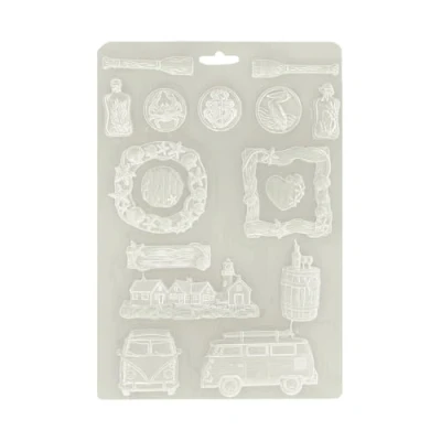 Afbeelding van Stamperia Silent Sea A4 Soft Mould (K3PTA4591)