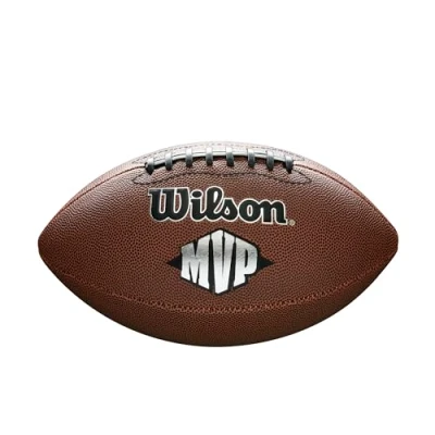 Image de Ballon football américain Wilson Mvp official Orange taille : UNI réf 60536