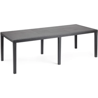 Afbeelding van Saturnia 8330127 tafel kunsthars Ratan Antrac. prince220 x 90 cm