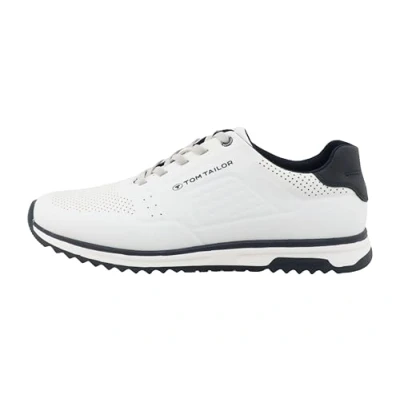 Afbeelding van TOM TAILOR 9580050001 Sneakers voor heren, Wit, 42 EU