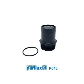Afbeelding van PURFLUX P643 Deksel, oliefilterbehuizing 82mm RENAULT: TRAFIC 3 Pritsche/Fahrgestell, Kadjar, FIAT: Talento Minibus, DACIA: Duster II, SANDERO 2