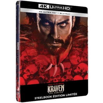 Image de Sony Kraven The Hunter Steelbook Edition 4k Ultra Hd Blu ray