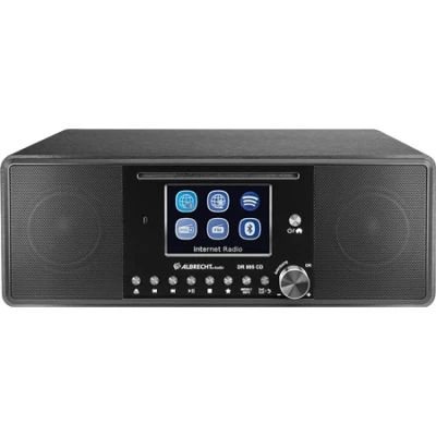 Afbeelding van Albrecht DR 895 Internetradio Internet, DAB+, VHF (FM) CD, USB, WiFi, Zwart
