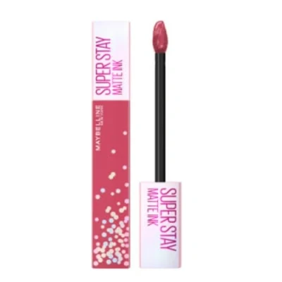 Afbeelding van 1+1 gratis: Maybelline SuperStay Matte Ink Lippenstift 395 Birthday Bestie 5 ml