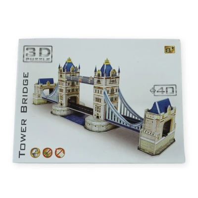 Afbeelding van 3D Puzzel Tower Bridge Bouwpakket 40 stukjes
