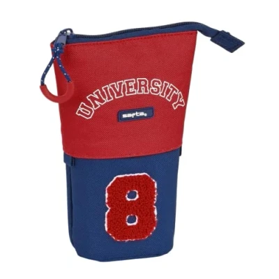 Afbeelding van Potloodetui Safta University Rood Marineblauw (8 x 19 6 cm)