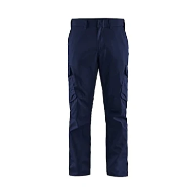 Afbeelding van Blaklader Industrie werkbroek stretch 1444 1832 Marineblauw/Korenblauw C148