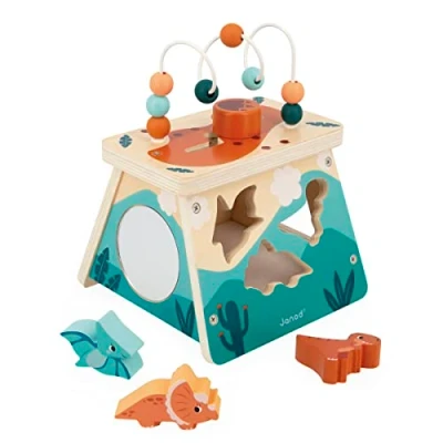 Image de Jeu d&#039;encastrement Janod Volcan Multi Activités Dino