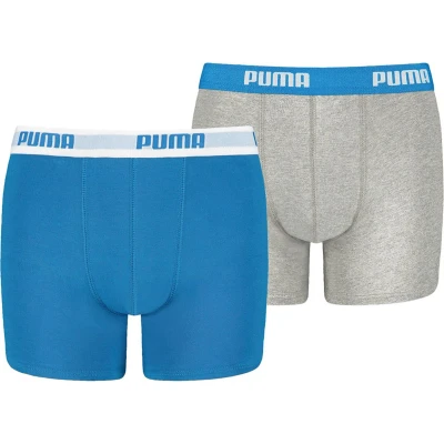 Afbeelding van Puma BOYS Basic 2 PACK Onderbroeken voor kinderen, Maat: 140, Blue/grey
