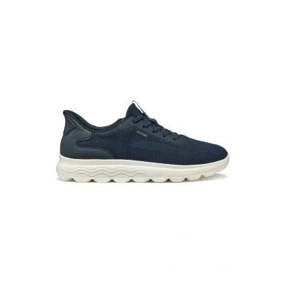 Afbeelding van Geox Spherica PLUS Sneakers laag, Heren, Maat: 41, Navy Textiel/ synthetisch