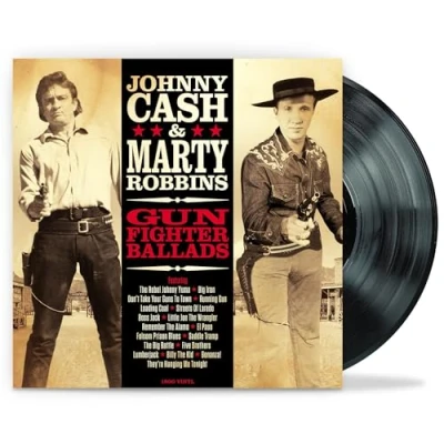 Afbeelding van Johnny &amp; Marty Robbins Cash Gunfighter Ballads (LP)
