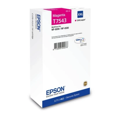 Afbeelding van Epson C13T75434N inktcartridge 1 stuk(s) Origineel Extra (Super) hoog rendement Magenta