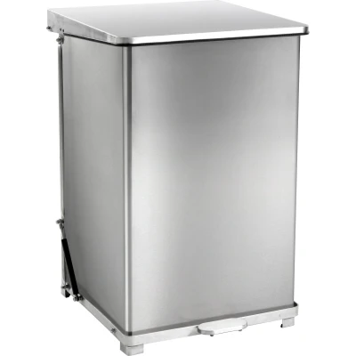 Afbeelding van Industriële pedaalemmer 152 ltr RVS
