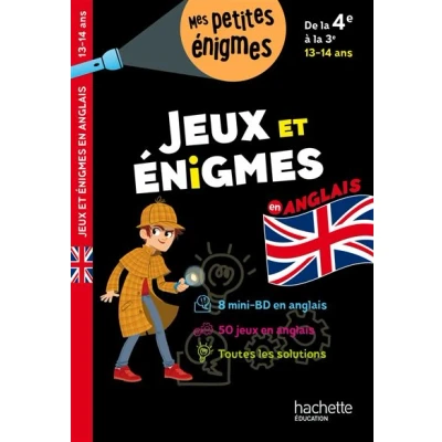 Image de Jeux et énigmes Anglais de 4e à la 3e Cahier vacances 2025