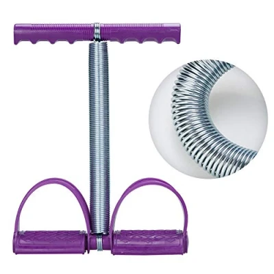 Afbeelding van Multifunctioneel sporttoestel, pedaal, bodybuilding, expander, veer, slang voetpeda, trektouw, fitness