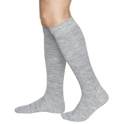 Afbeelding van VITSOCKS Hoge Merino wollen sokken, 80% warm, heren, knielang, voor de winter, Licht grijs (Ral 7035)