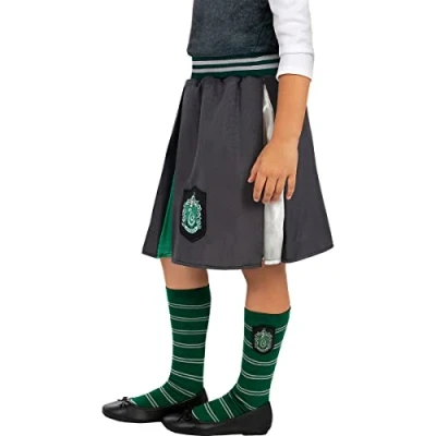 Afbeelding van Funidelia Slytherin sokken Harry Potter voor meisjes Zweinstein, tovenaars, films en bioscoop, Hogwarts De beste merchandise om echte fans te geven. Groen