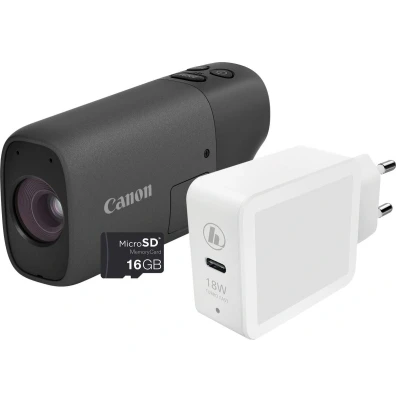 Afbeelding van Canon Powershot Zoom Compactcamera Essential Kit + Case Zwart