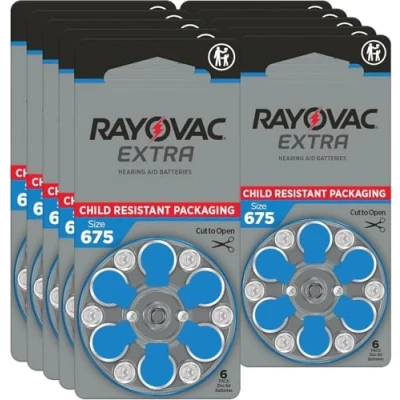 Afbeelding van Rayovac Reinigingsset voor gehoorapparaten 60 stuks blauw 675