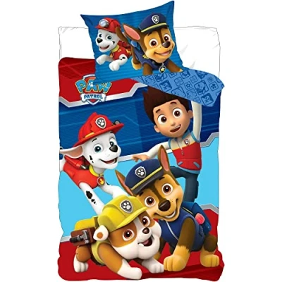 Afbeelding van Paw Patrol Dekbedovertrek Eenpersoons 140 x 200 cm