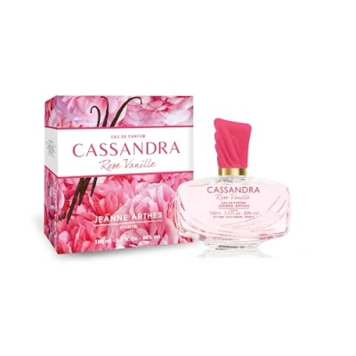 Image de JEANNE ARTHES parfum Femme Cassandra Rose Vanille Eau de Flacon Vaporisateur 100 ml Fabriqué en France à Grasse
