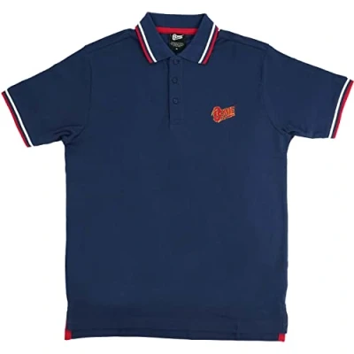 Afbeelding van David Bowie Flash Logo Polo shirt 2XL Blauw